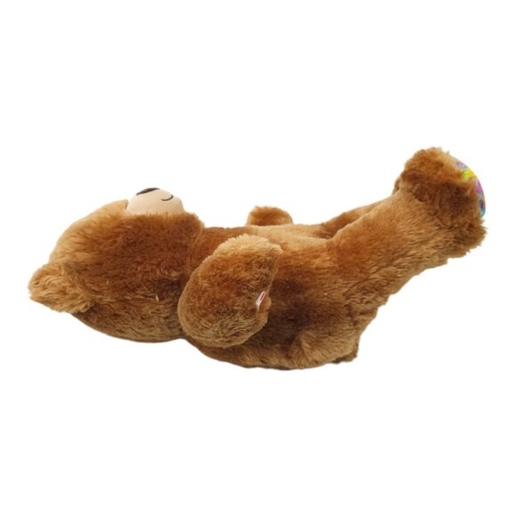 Build A Bear Happy Birthday 15" Plush Balloon Feet Brown Stuffed Animal Toy - Picture 9 of 12